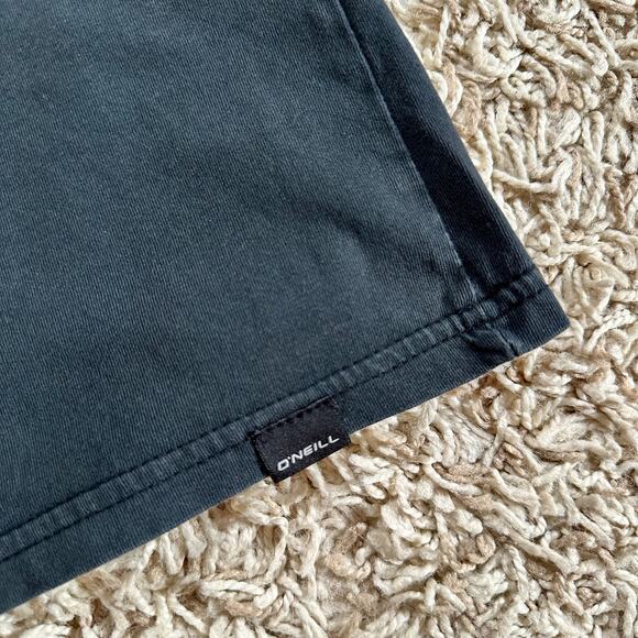Y2K O’Neill Oneill Faded Black Regular Fit Tee Big Logo Surf Style Men’s Size L - Picture 4 of 7